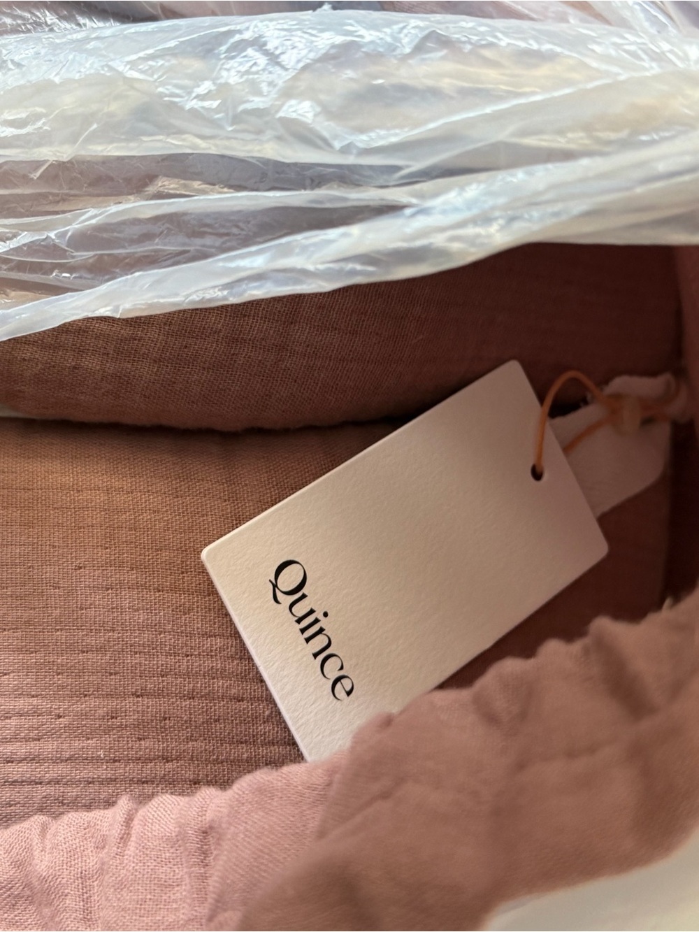NWT QUINCE Airy Gauze Dream Quilt Set Organic Fig Purple King / Cal King - Picture 5 of 13
